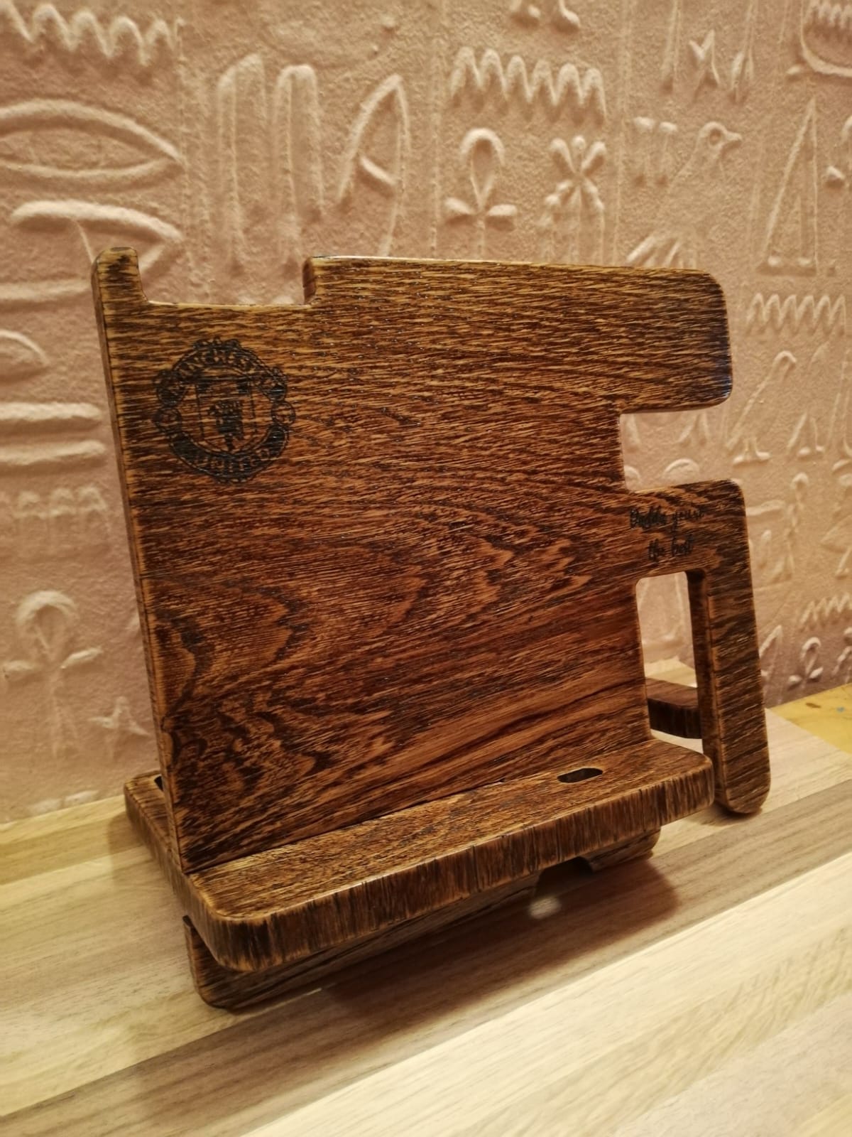 Executive desk valet with watch cradle and slots